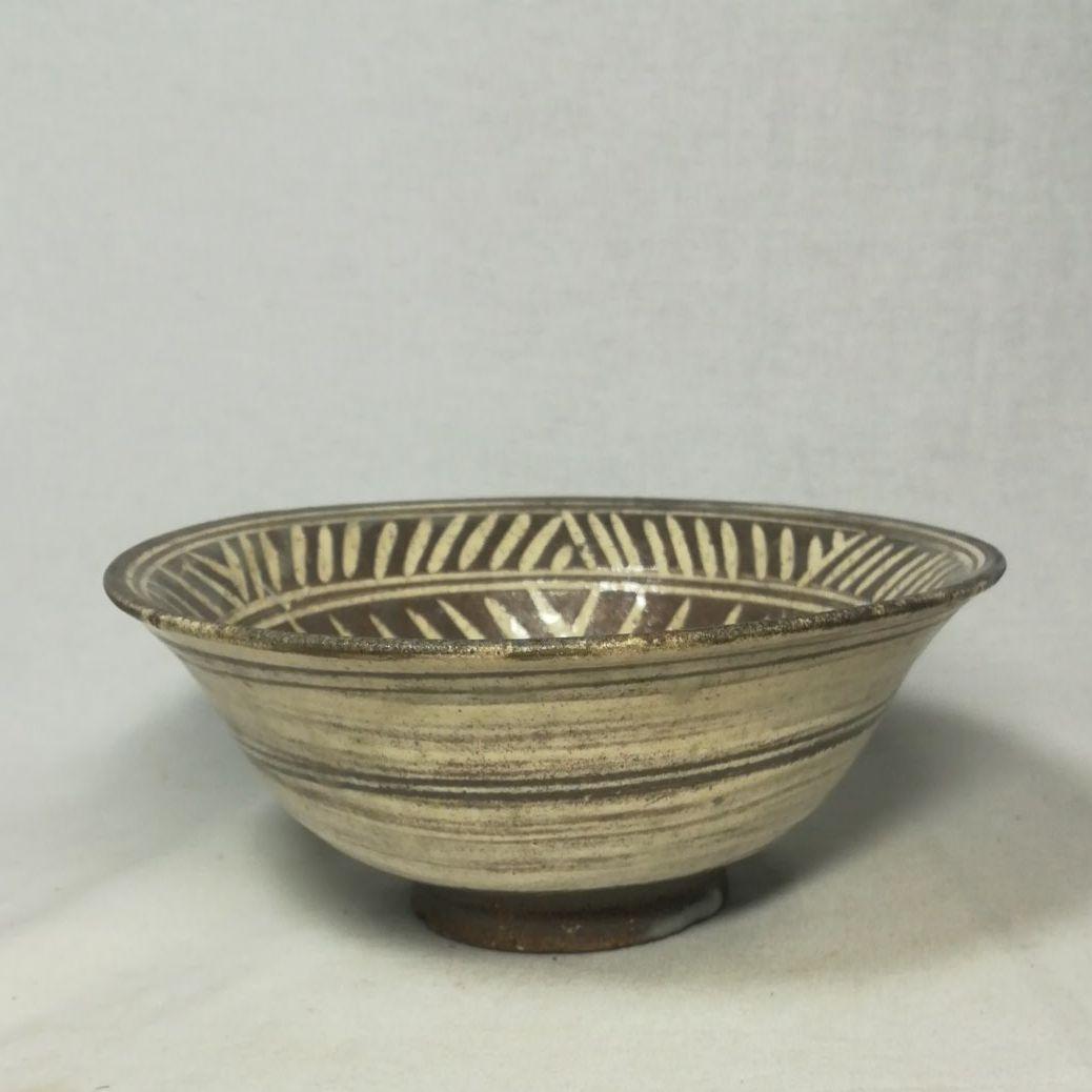 三島象嵌　茶碗