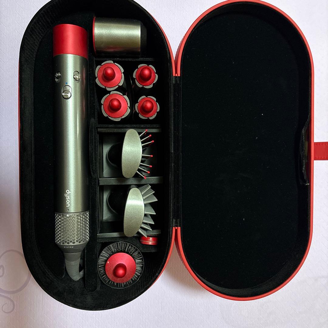 Dyson Airwrap レッド ケース付き