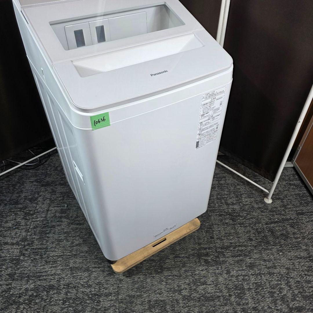 10636送料無料！2025年製！洗剤自動投入Panasonic 8kg 洗濯機
