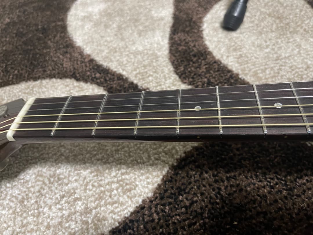 美品　FG-280 グリーンラベル　ステンレスフレット　ナット　サドル新品交換