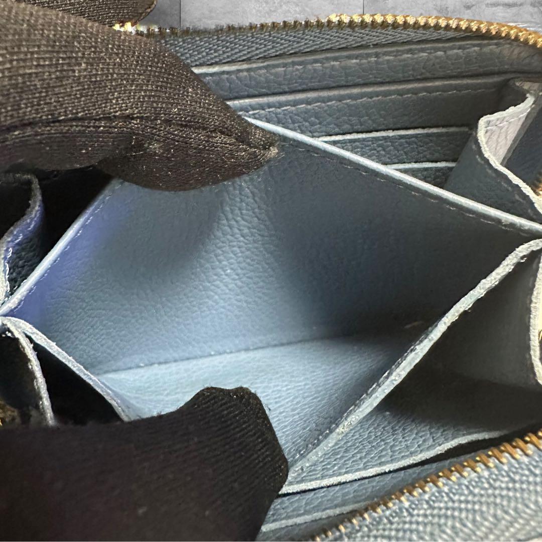 希少美品❣️ LV ルイヴィトン ジッピー ケース モノグラム ブルージーン