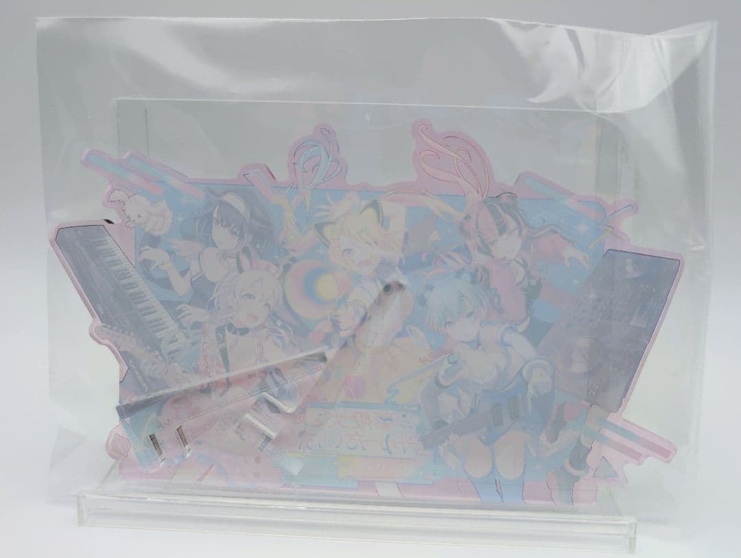 夢限大みゅーたいぷ デビュー記念 描き下ろしイラスト プレートアクリルスタンド