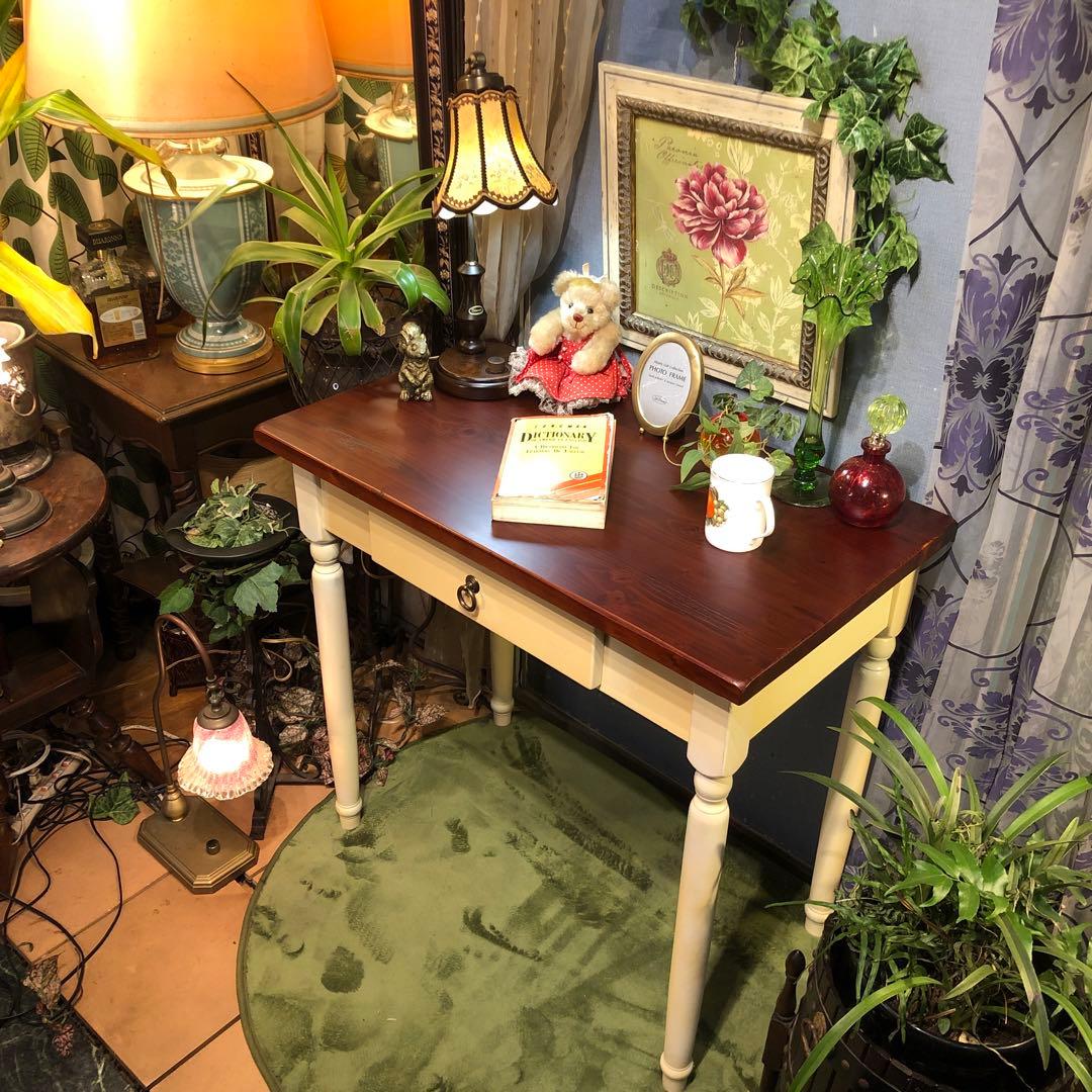 ciel　 シャビーシック　フレンチ　カントリー　コンパクトデスク