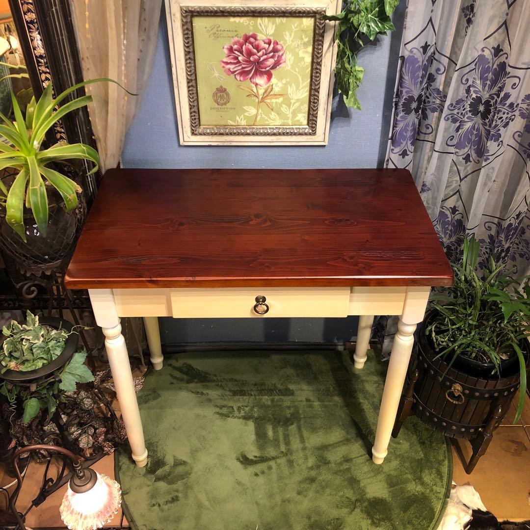 ciel　 シャビーシック　フレンチ　カントリー　コンパクトデスク