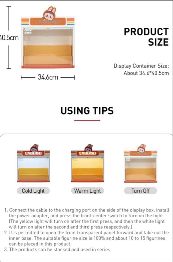 THE MONSTERS Wackymart ラブブ付きコンテナ ケース セット
