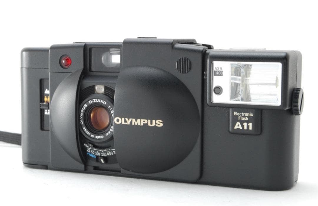 OLYMPUS XA2 A11セット 動作品 コンパクトフィルムカメラ B404