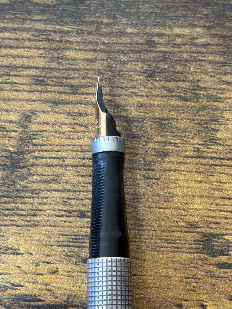 初期　字幅63 パーカー　75 シズレ　万年筆　スターリングシルバー　細字