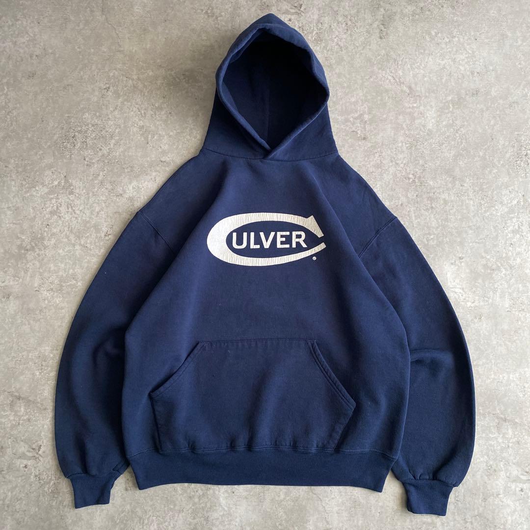90s ラッセル CULVER パーカー USA製 ネイビー 紺 L