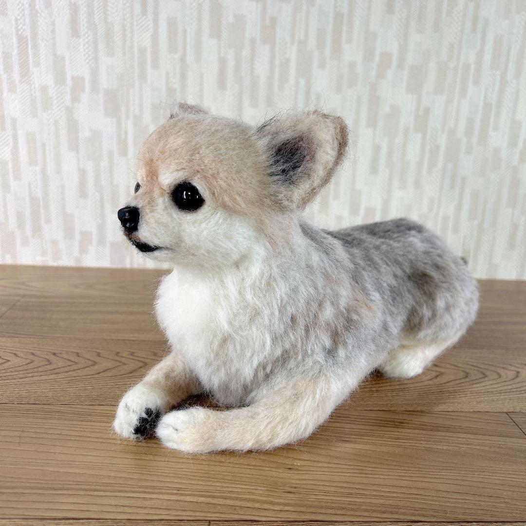 モカミカチカlove(’-’*)チワワ 様　オーダー専用　羊毛フェルト　犬