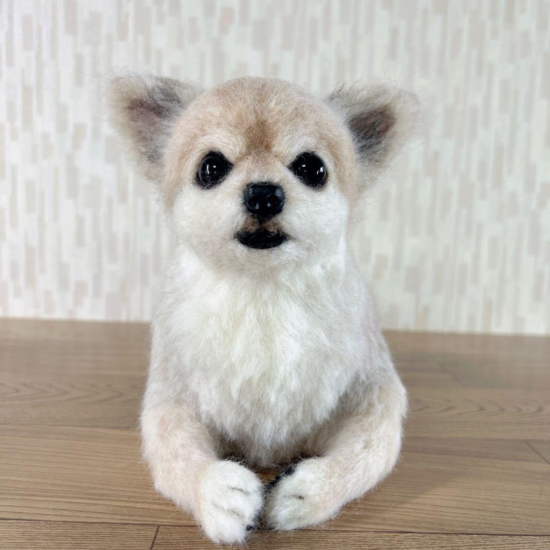 モカミカチカlove(’-’*)チワワ 様　オーダー専用　羊毛フェルト　犬