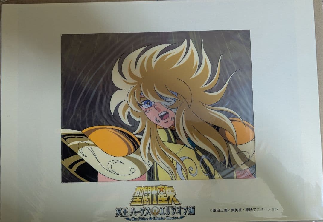 聖闘士星矢　セル画2枚　氷河　ジャンプ