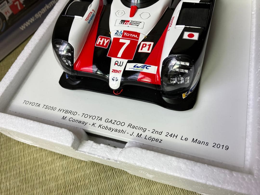 1/18スパーク Spark トヨタ TS050 ルマン 24H 2019