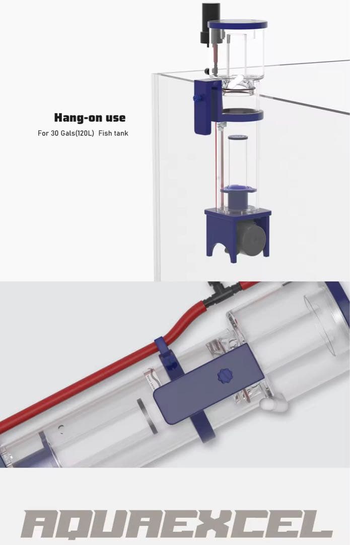 プロテインスキマーAqua Excel AE-NANO50D DCポンプ静か！