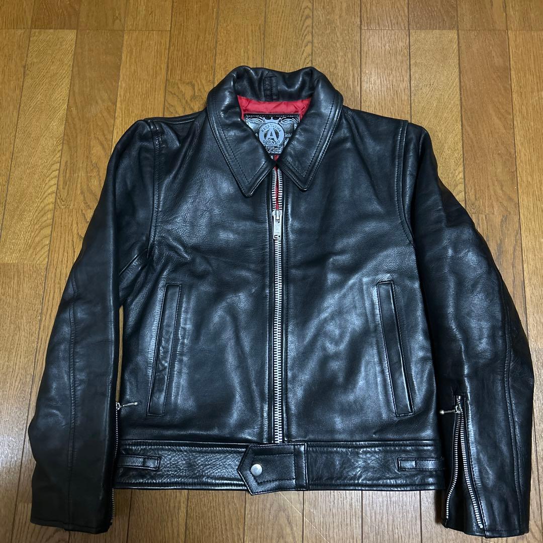 KEYstationレザーライダース666パンクシドモデル34raleigh