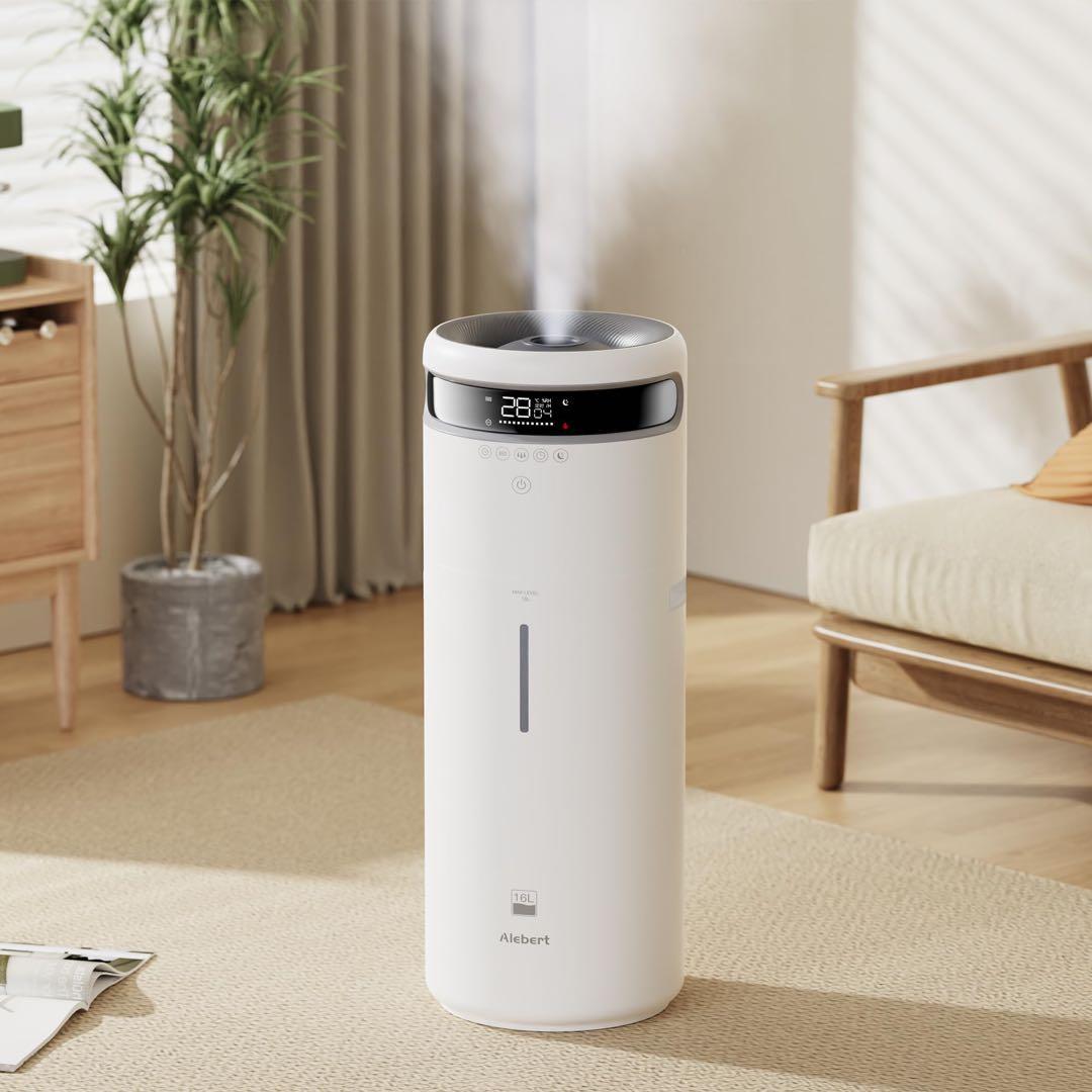 加湿器 大容量 16L 最大60畳適用　リモコン付き アロマ対応