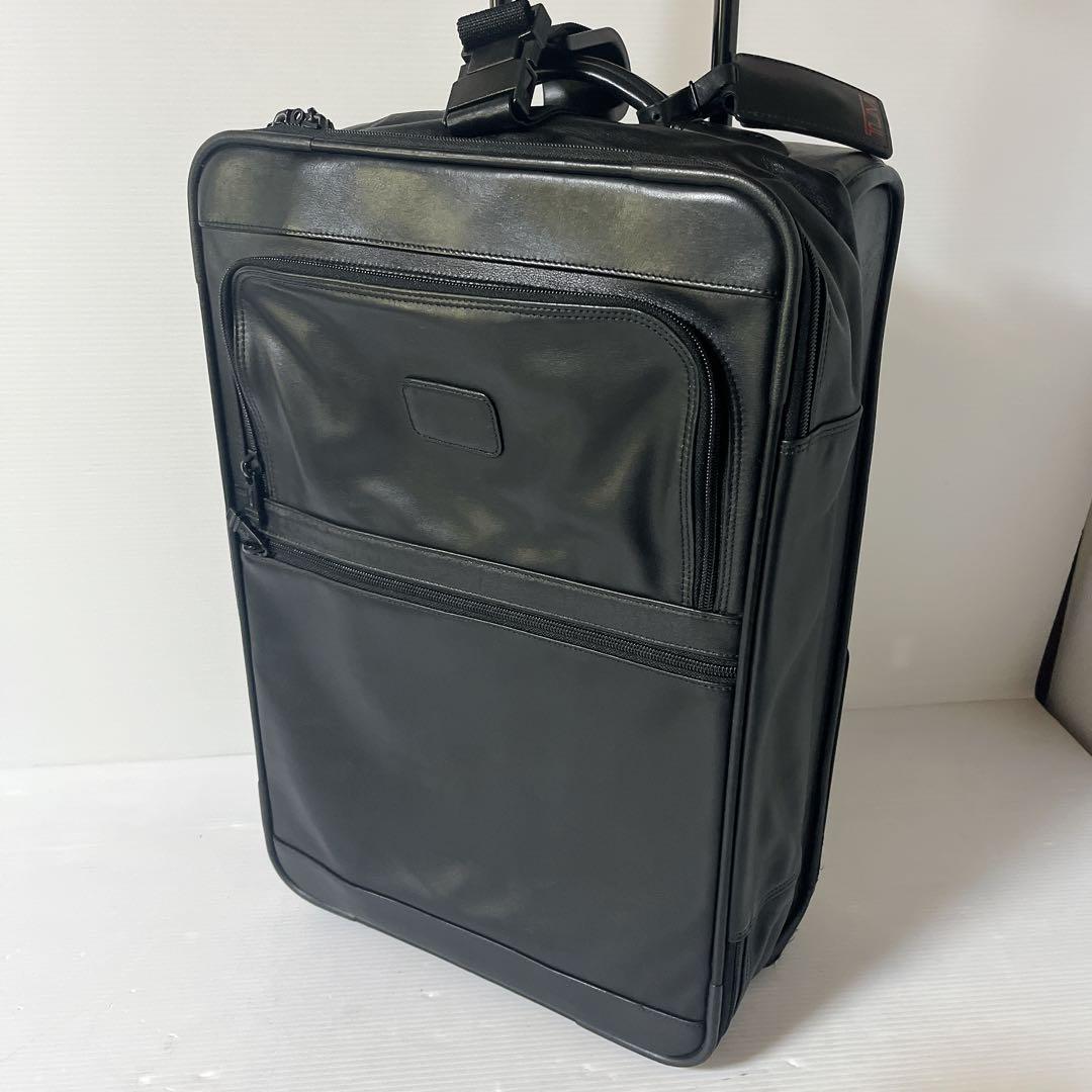 【美品】TUMI　9020D3 オールレザー キャリーバッグ 2-4泊