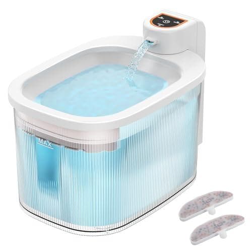 猫 水飲み器 自動給水器 ピュアクリスタル コードレス スマートセンサー搭載 2