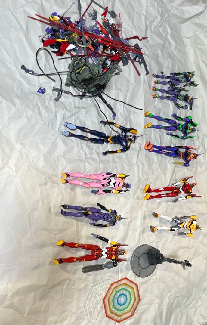 エヴァンゲリオンプラモデルジャンク品まとめ売り