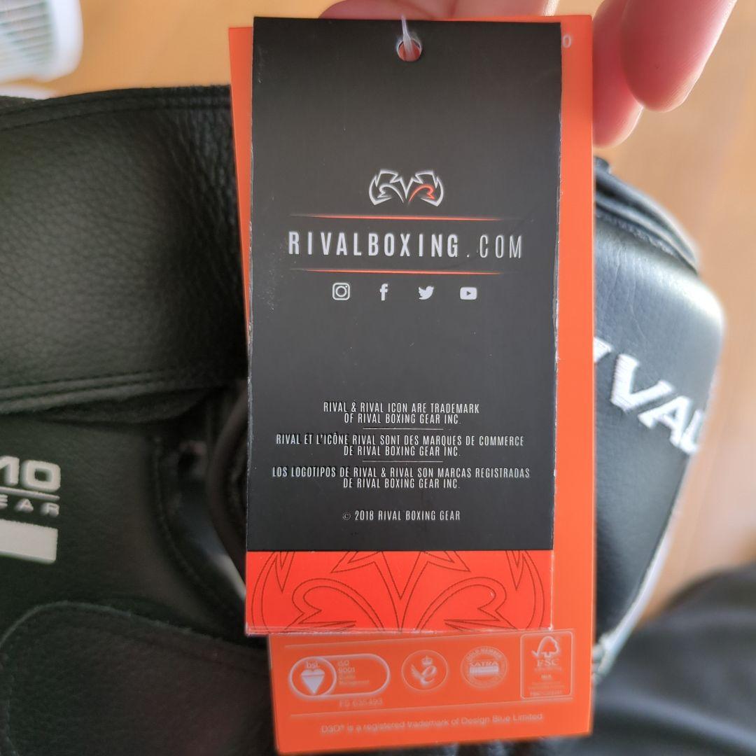 Rival RHG10 ヘッドギア XL ブラック/ホワイト