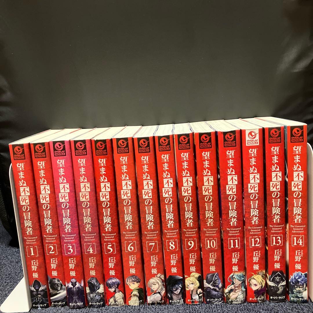 望まぬ不死の冒険者 丘野優 全14巻 小説 セット 原作