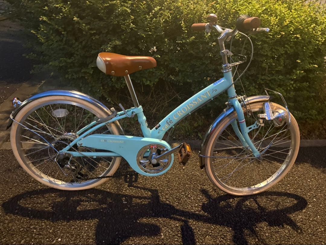 【美品】レトロデザイン子供用自転車 20インチ Café Croissant