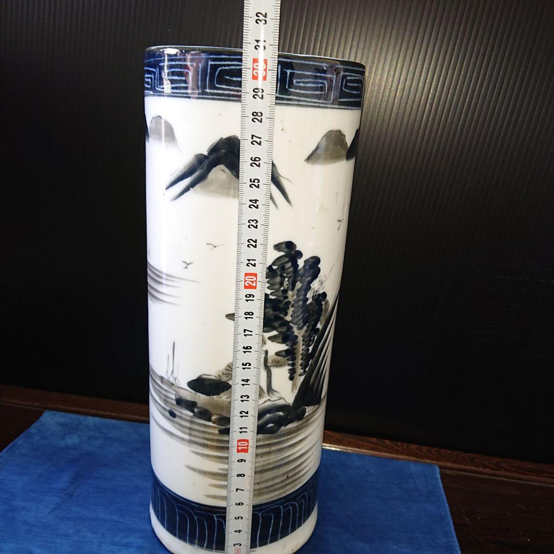 年代物、花瓶、山水画