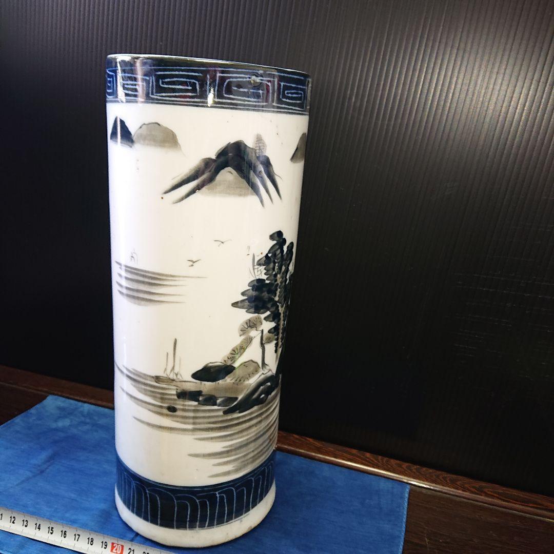 年代物、花瓶、山水画