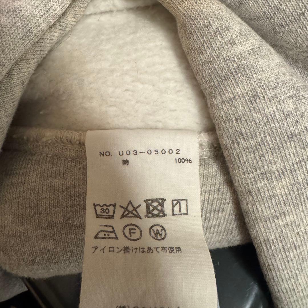 コモリ　コットン吊裏毛 パーカ　サイズ2