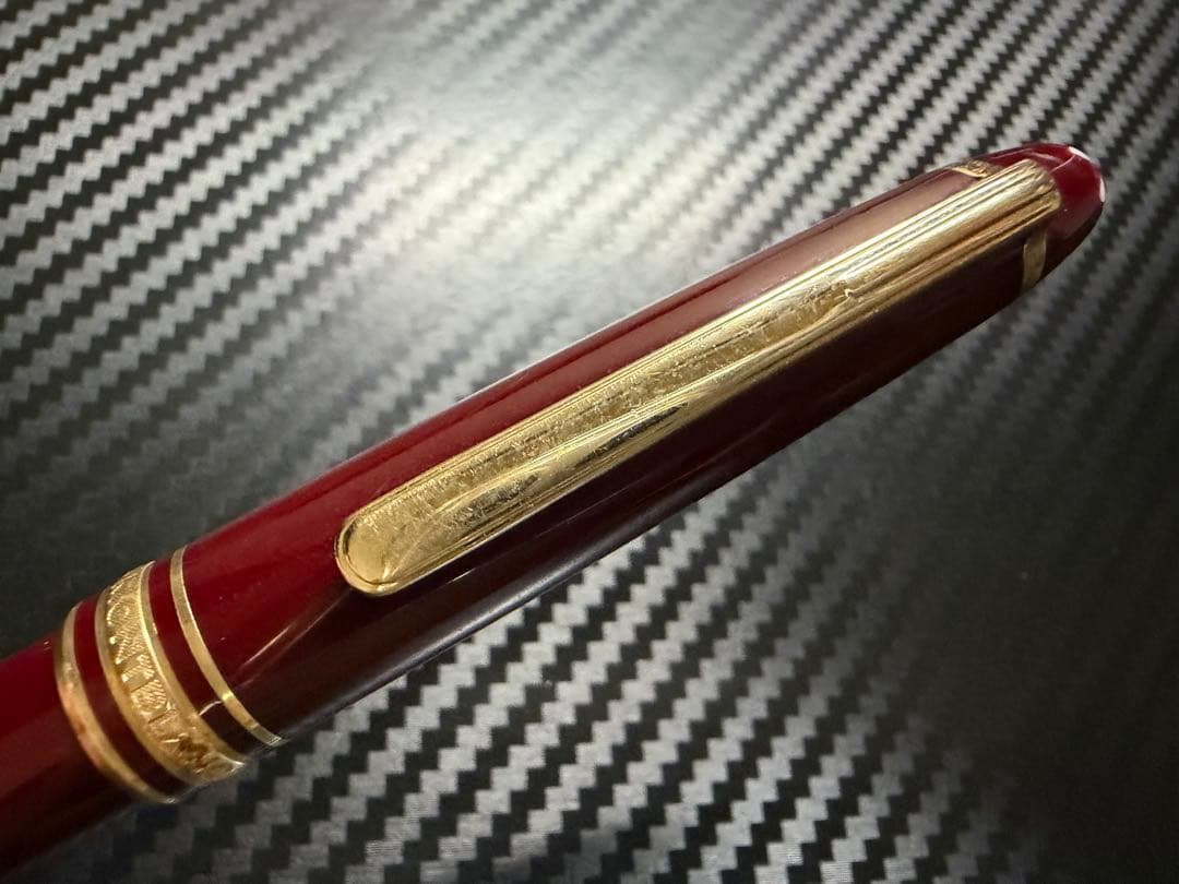 モンブラン マイスターシュテュック 144 ボルドー 全金 B 太字 万年筆