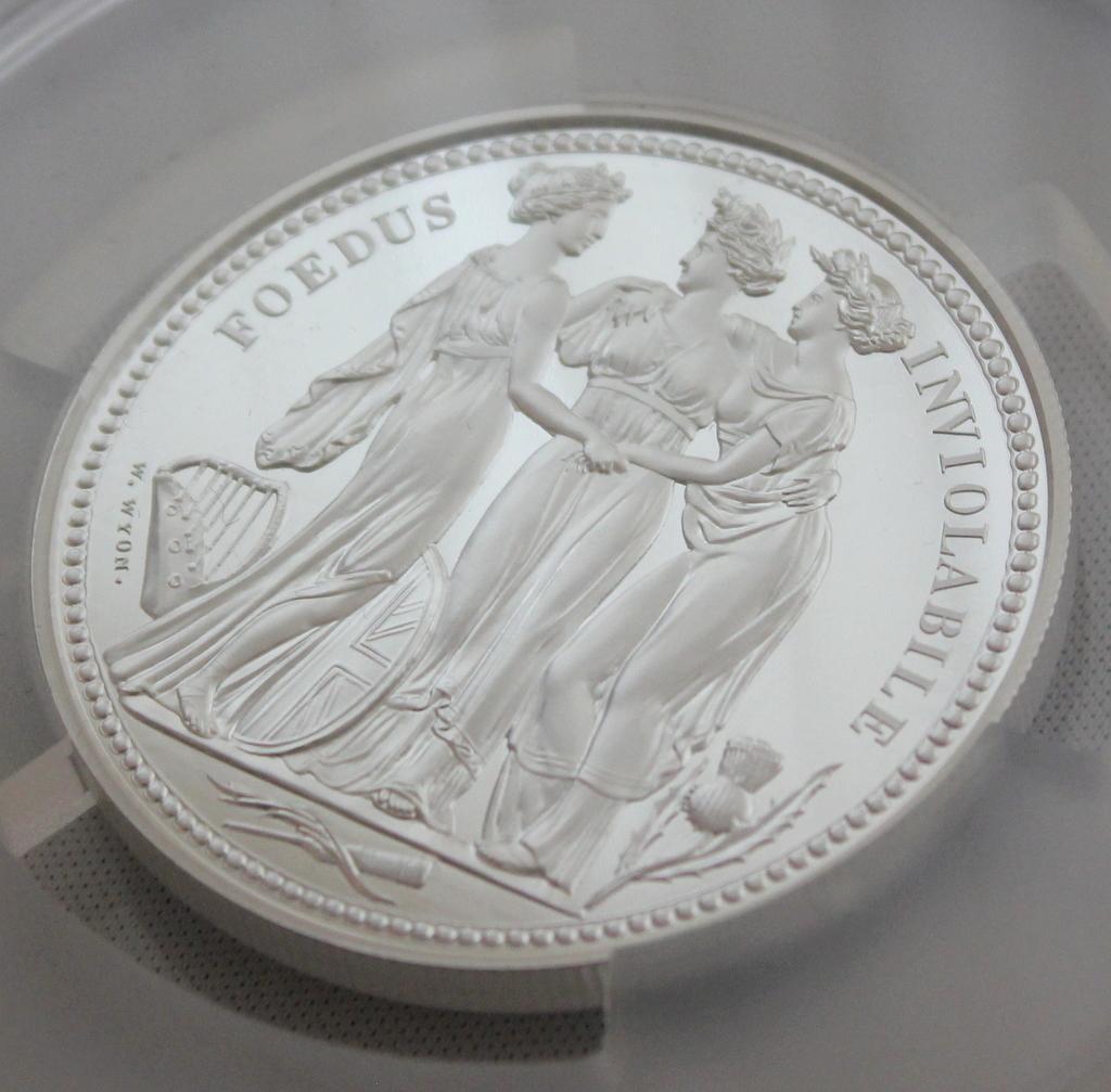 2020年 オルダニー スリーグレイセス 2オンス銀貨PCGS PR70DCAM