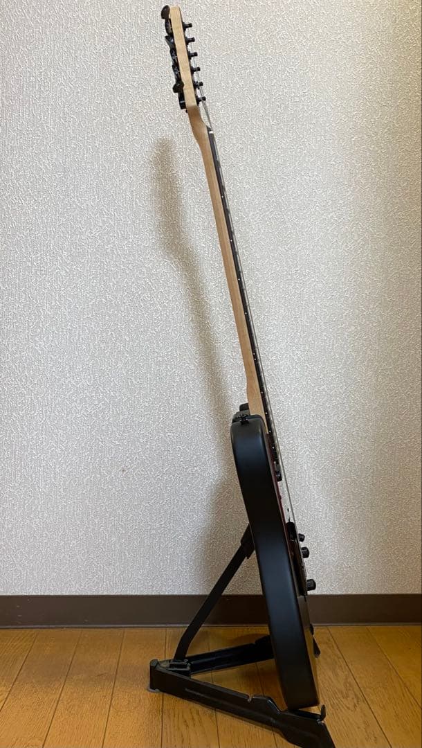 訳ありジャンク扱い※テレキャスター風 ノーブランドエレキギター マットブラック