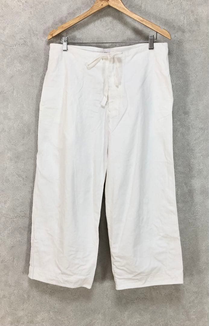 Y's ワイズ 2018AW ワイドパンツ 白 ホワイト