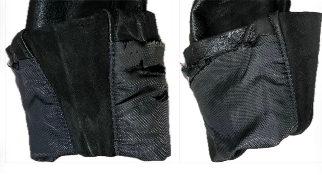 【特価】ESTNATION ダブルジップ シングルライダース ジャケット 48