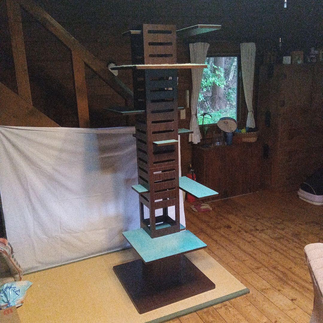 necobaco T 木製キャットタワー