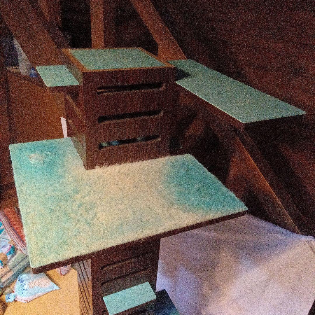 necobaco T 木製キャットタワー