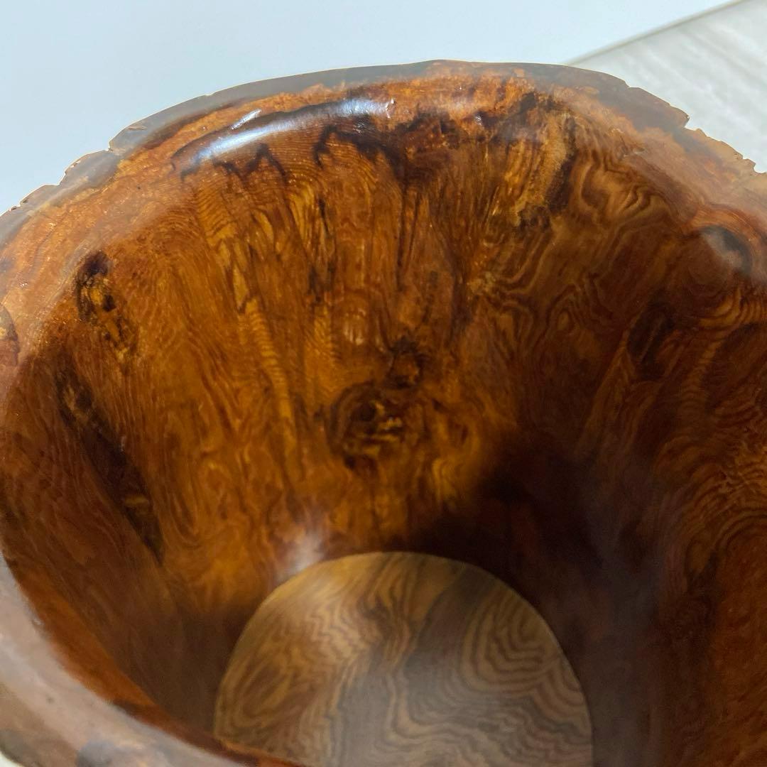 屋久杉　 花器　花瓶　置物　入れ物