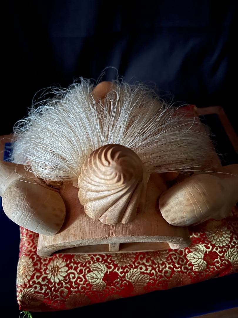 井波彫刻　大型獅子頭 富山県　今井幸太郎作　木彫り アンティーク 祭り 魔除け