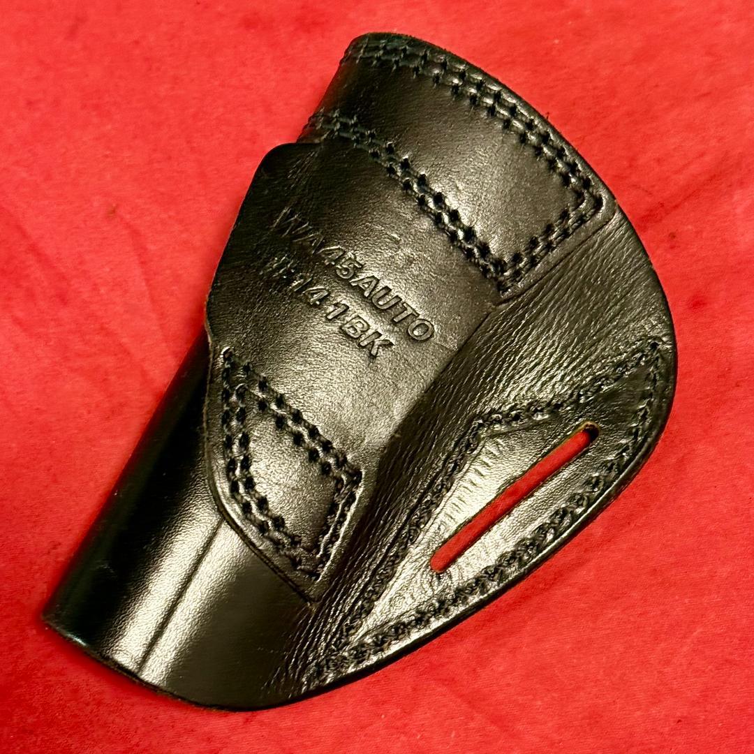 整備済 革製 ウェスタンアームズ ヒップ ホルスター オートマチック ガバメント