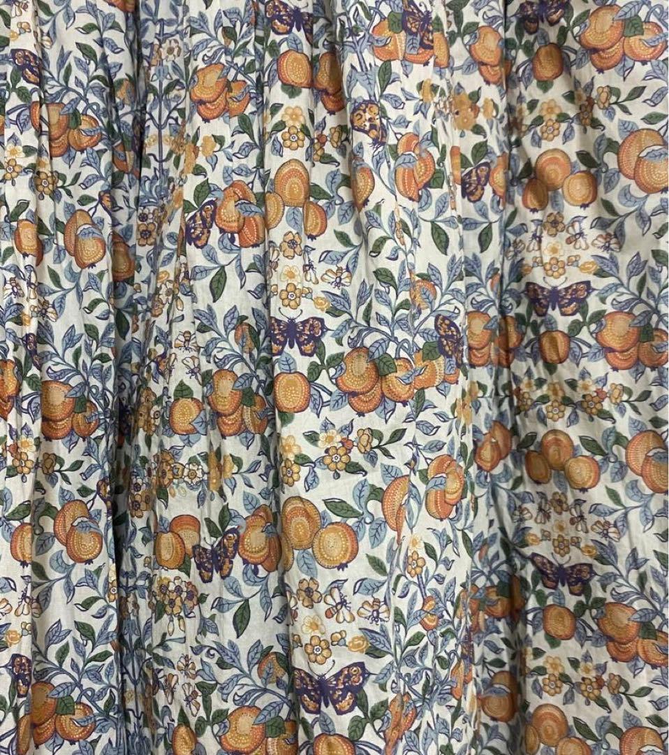 【美品】　YAECA リバティー柄タックキュロット