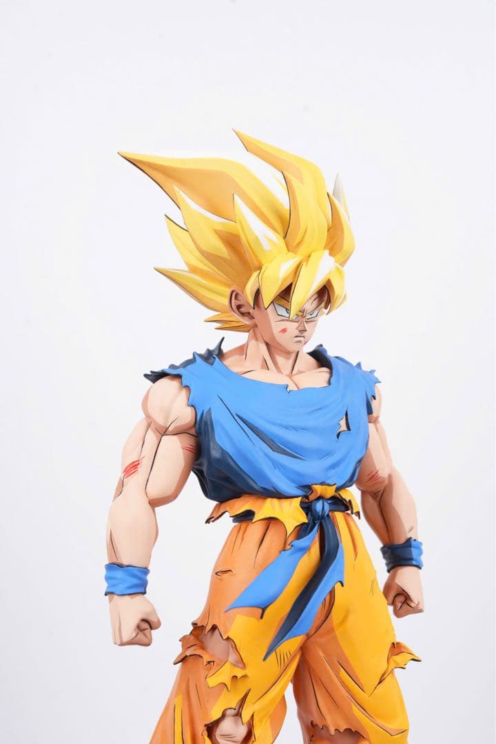 ドラゴンボールフィギュア超サイヤ人 孫悟空 二次元彩色　リペイント
