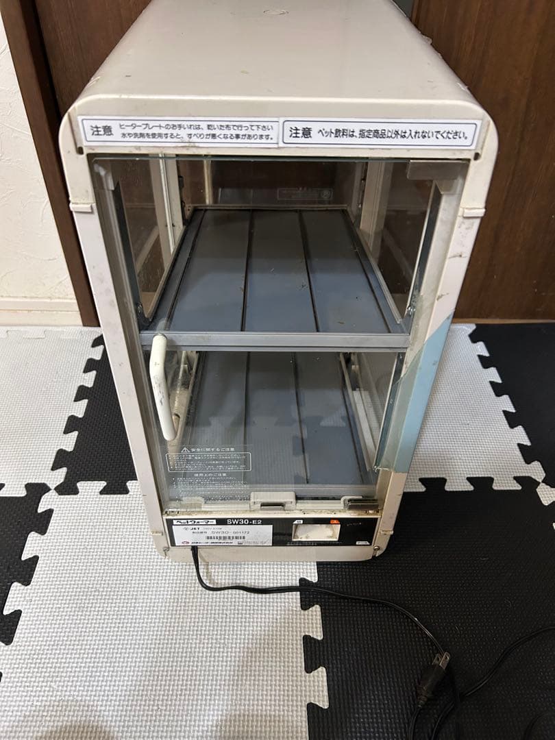 SW30-E2　電気 ペットウォーマー 2段 卓上 日本ヒーター　缶ウォーマー