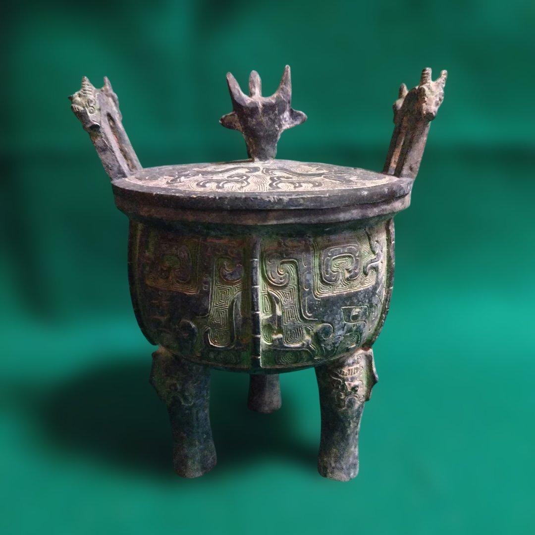 祭器　銅製　中国　珍品