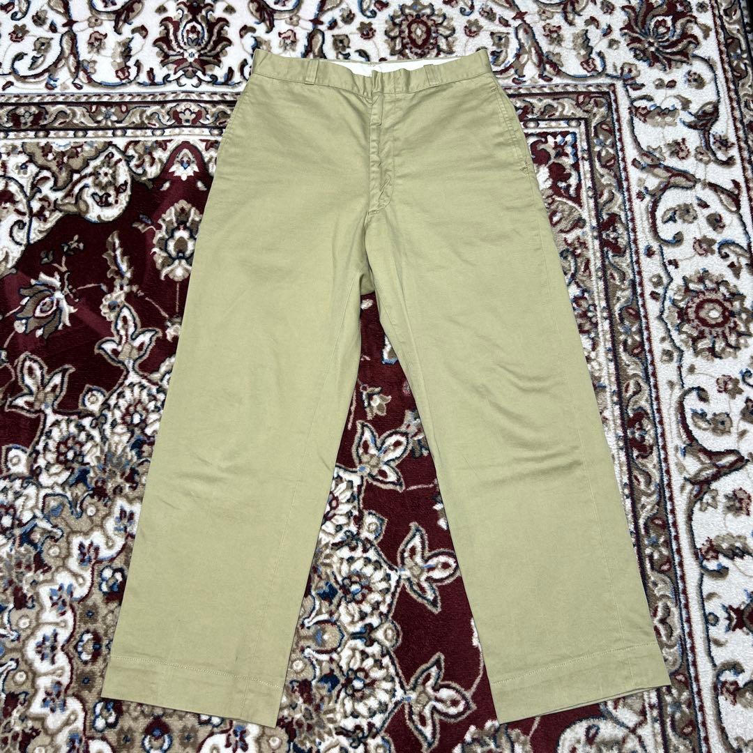 [used] 60s u.s.army チノパン 実物 ヴィンテージ 32×31