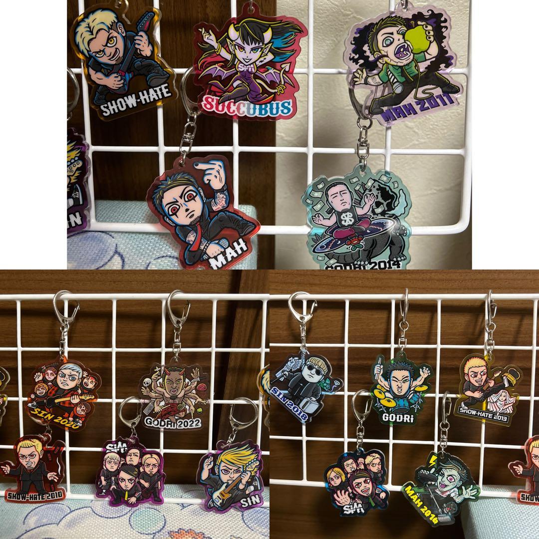 SiM GACHA 2025 VER. アクリルキーホルダー コンプリートセット