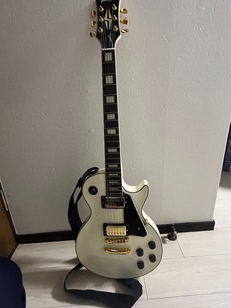 BLITZbyARIA ブリッツ エレキギター BLP-CST WH ケース付属