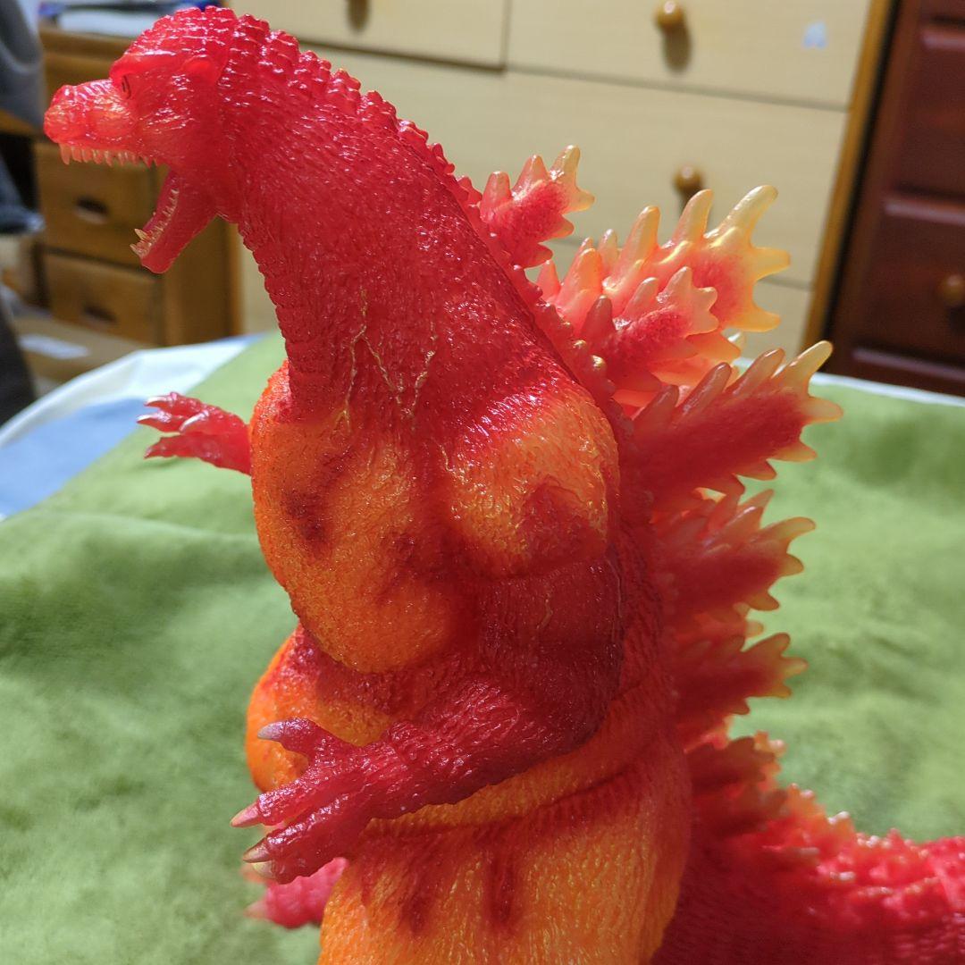 東宝30センチクリアオレンジゴジラ