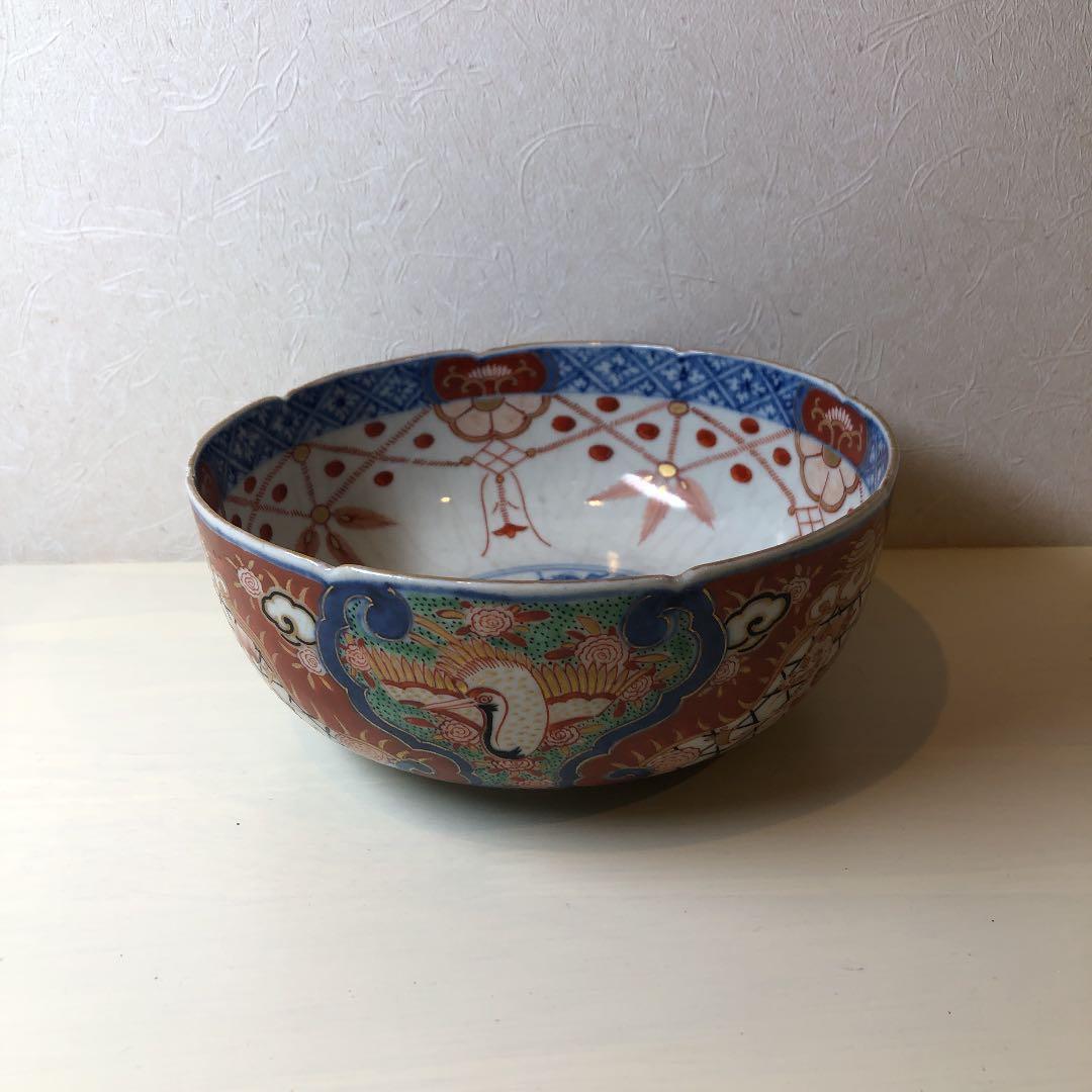 古伊万里☆錦手色絵鉢☆骨董