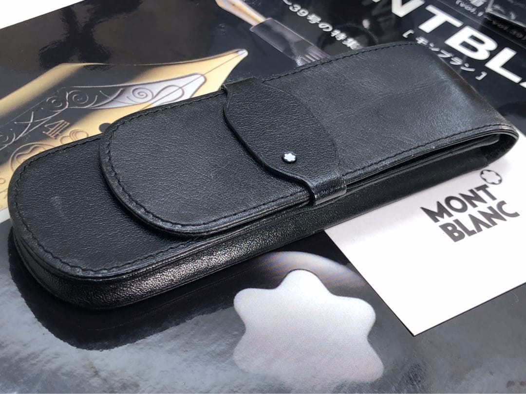 モンブラン　★稀少なヴィンテージ初期型マイスター★シエナ本革ペンポーチNo906