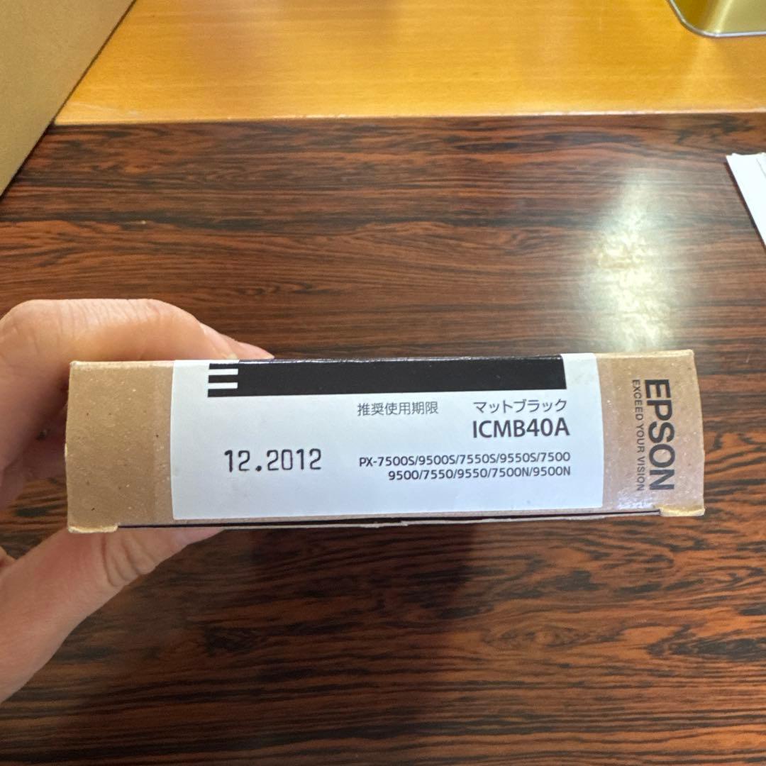 Epson ICMB40A マットブラックインクカートリッジ 110ml