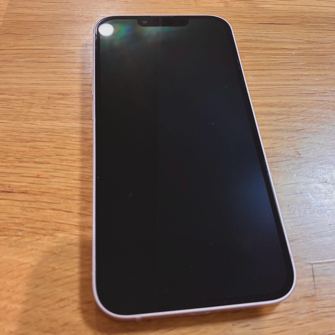 【256GB】iPhone 13 ピンク 箱ケーブル付 ※カメラ周辺のみヒビあり